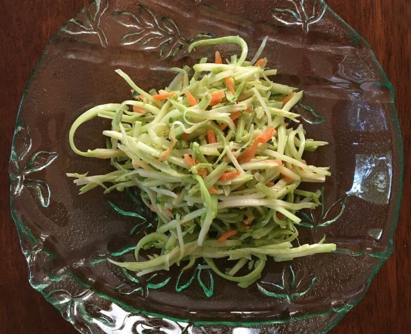 Broccoli Slaw with Sweet and Sour Vinaigrette
