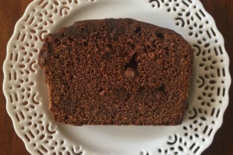 Chocolate chocolate chip coffee cake