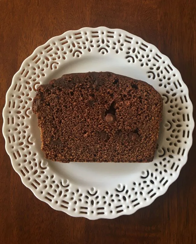 Chocolate chocolate chip coffee cake