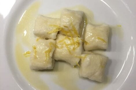 Soft ricotta dumplings