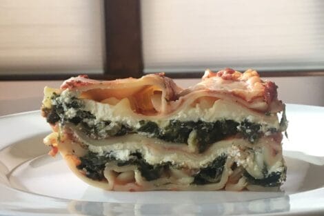 Spinach lasagna
