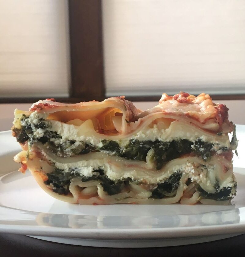 Spinach lasagna