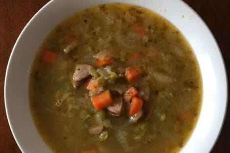 green split pea soup