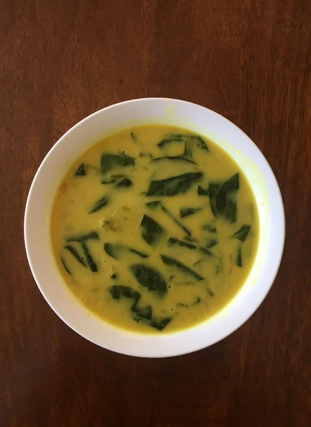 green split soup Indian style