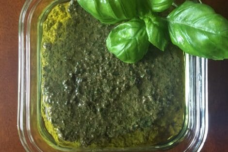 pesto walnuts pecorino