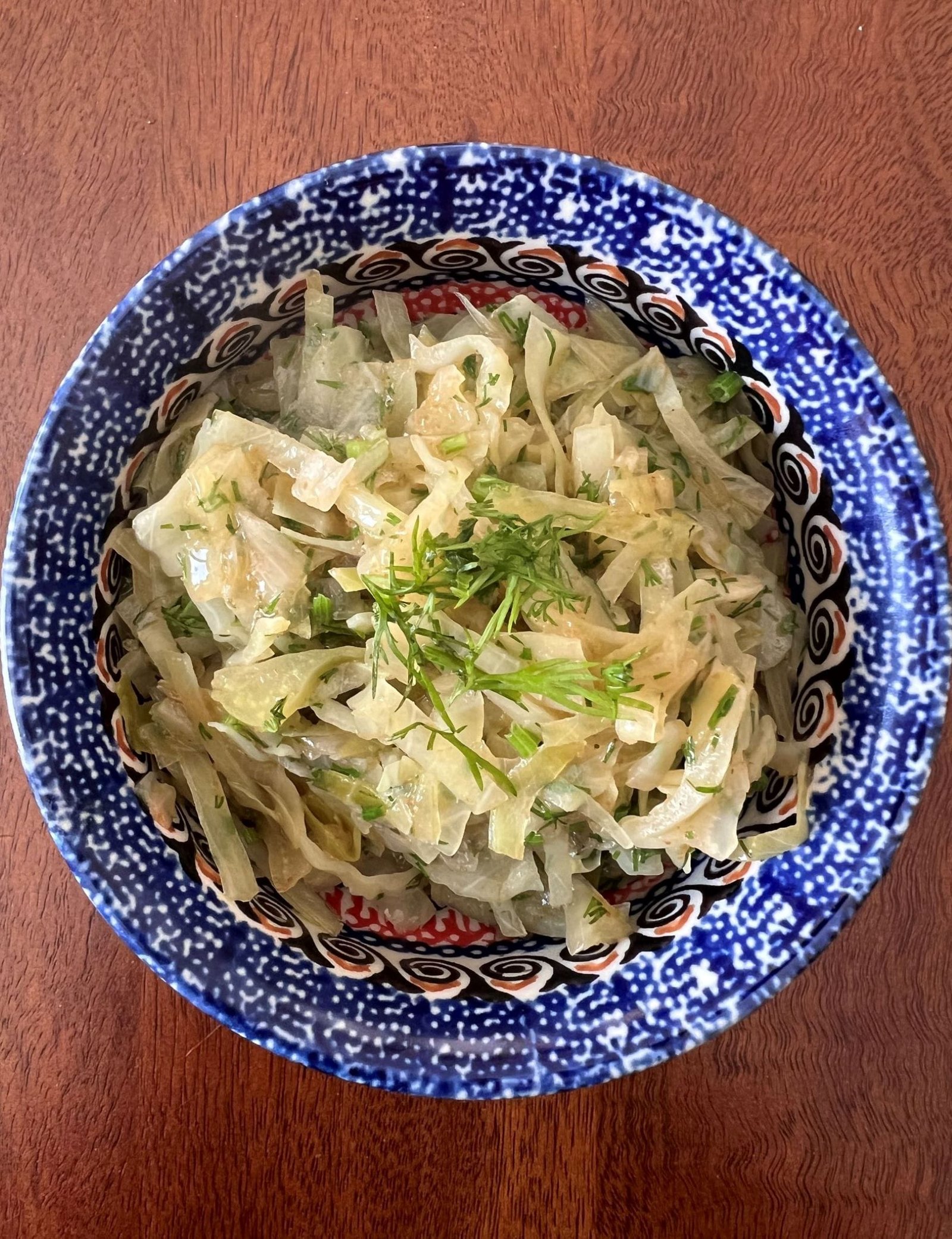 Polish fried cabbage