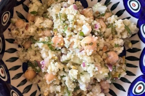 Couscous chickpea salad