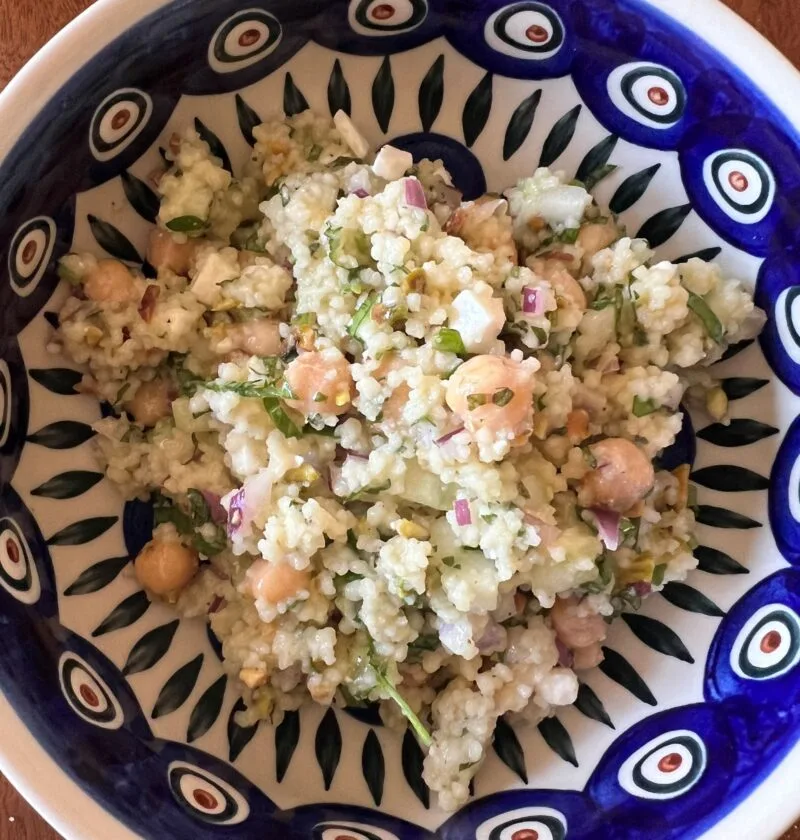 Couscous chickpea salad