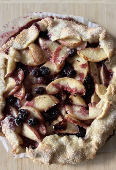 Peach Blueberry Galette