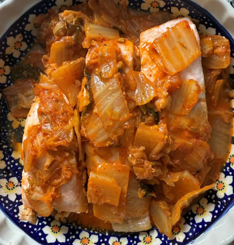 kimchi salmon