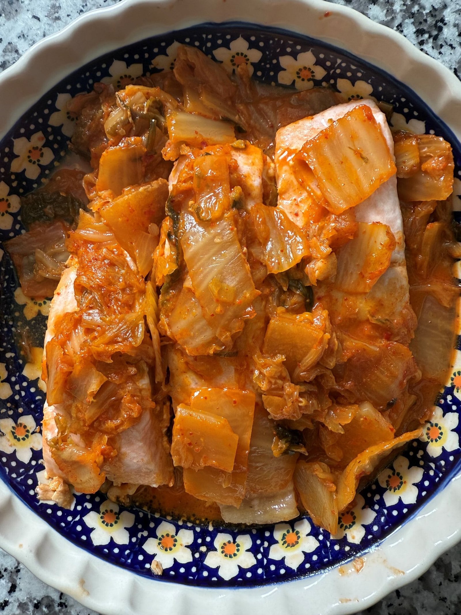 Kimchi Salmon - Cooking Deliciously