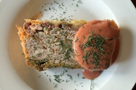 stuffed cabbage terrine