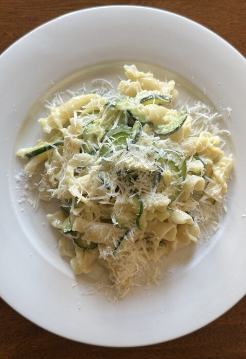 Creamy Zucchini pasta
