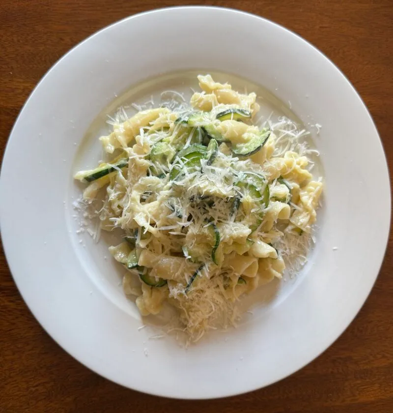 Creamy Zucchini pasta