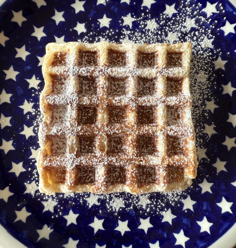 Crunchy waffles