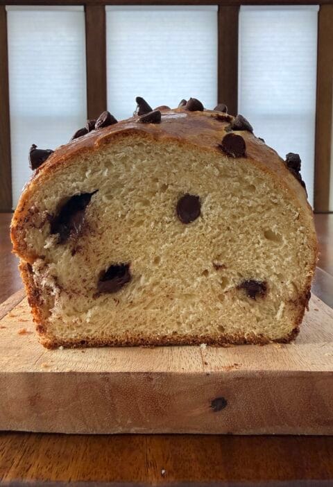 Chocolate chip brioche