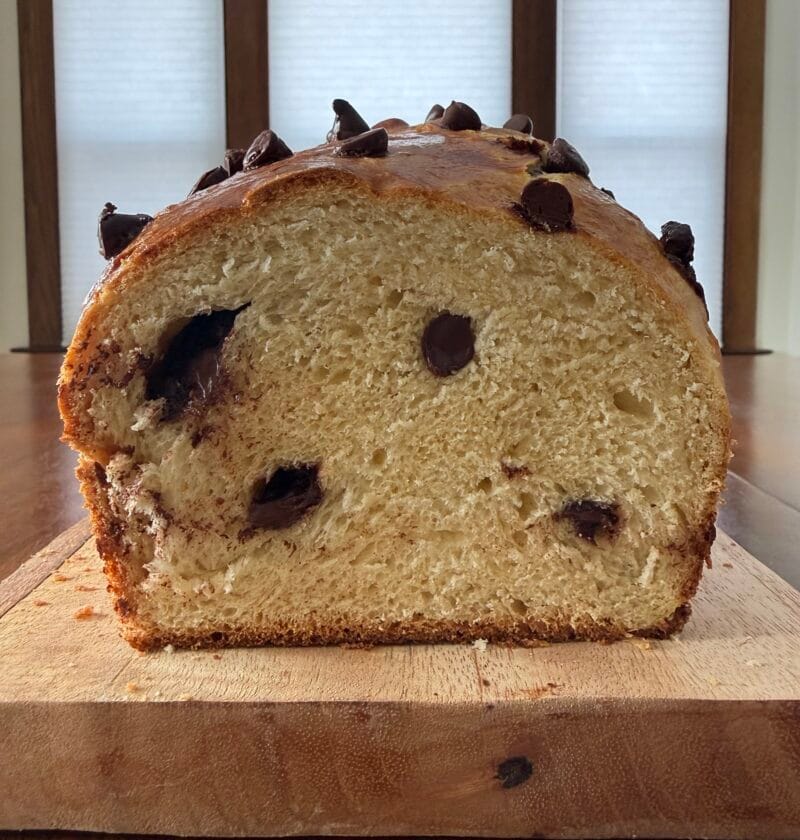 Chocolate chip brioche
