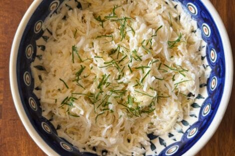 black radish salad