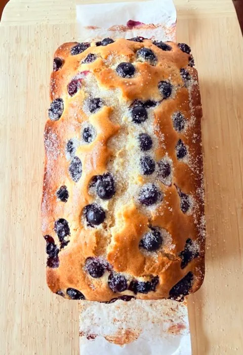 Blueberry loaf