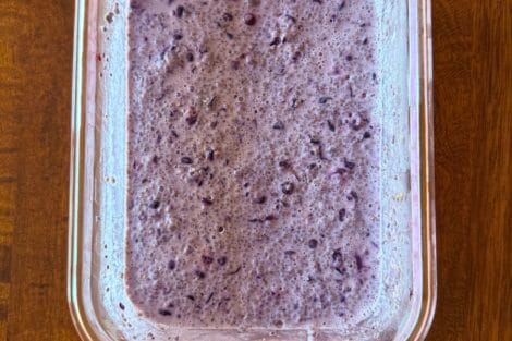 blueberry chia snack
