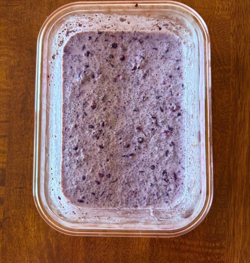 blueberry chia snack