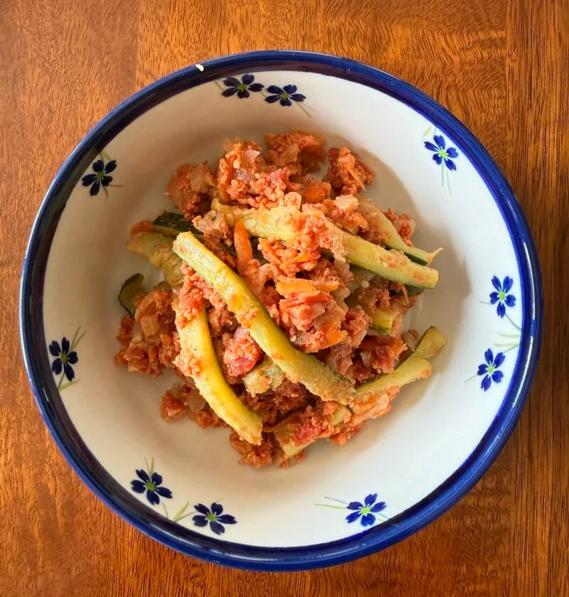 zucchini in meat