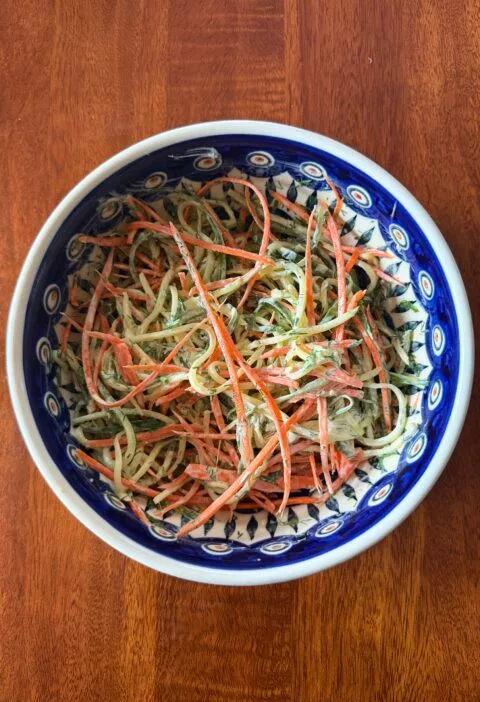 cucumber and carrot salad