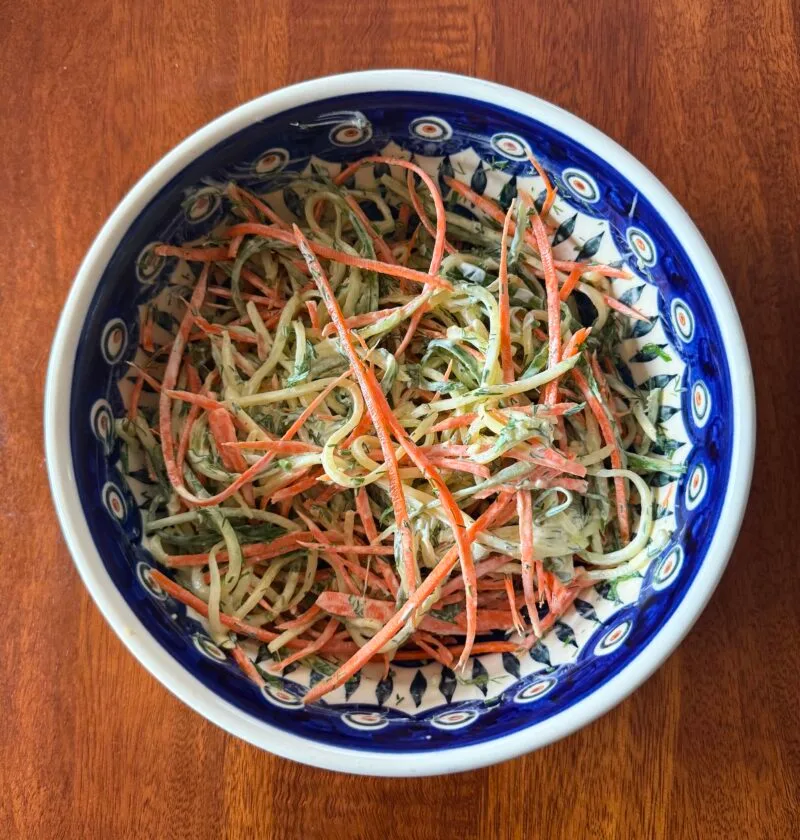 cucumber and carrot salad