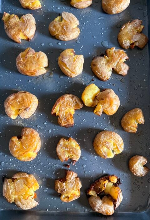 smashed potatoes