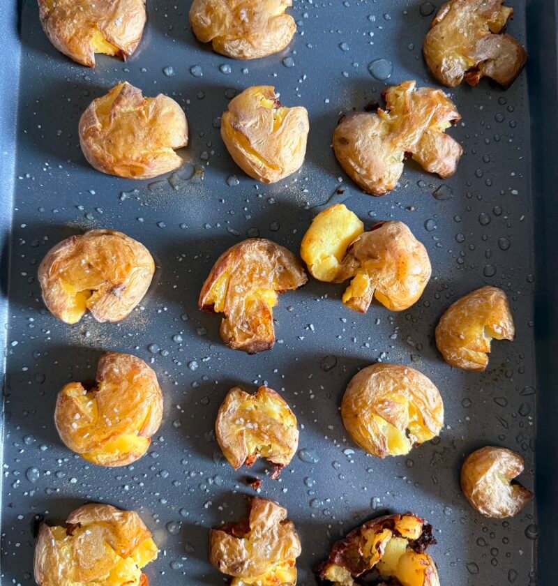 smashed potatoes